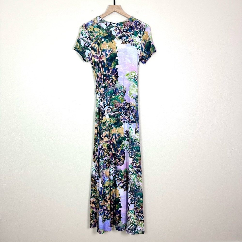 Soft Surroundings Joanna Faux Wrap Jersey Dress Joli Jardin Floral Print Size XS - Picture 6 of 9